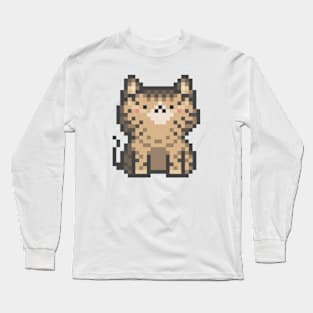 Pixel Quiet Cat 2 Long Sleeve T-Shirt